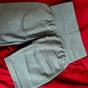 NVGTN Forest Green Biker Shorts